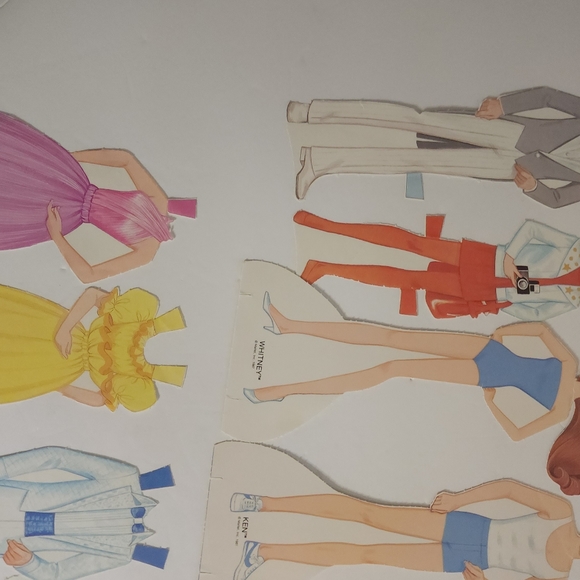 Vintage 1987 Jewel Secrets Barbie Paper Doll Mattel - Picture 7 of 10